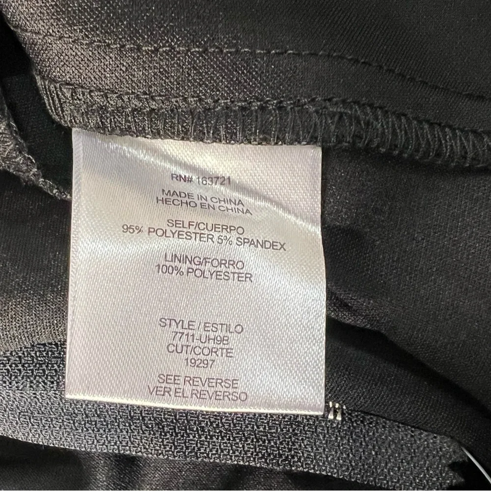 City Studio Black Mini Dress with Silver Bow Accents - Picture 9 of 12